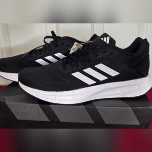 Adidas Duramo 10 SL 2.0 running shoes in black and white. Womens Size 8.5 NWT